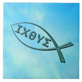 Jesus Fish - Christian Fish タイル (正面)