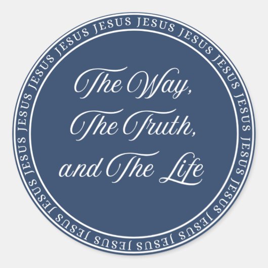 Jesus - Flush Seal ラウンドシール (正面)