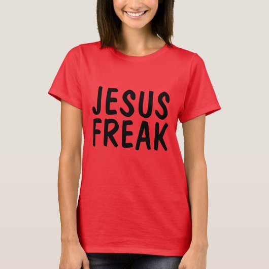 JESUS FREAK、クリスチャンTシャツ Tシャツ (正面)