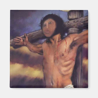 Jesus-Fresko spanischer Pensionistin マグネット