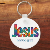 Jesus geometric pattern  キーホルダー (正面)