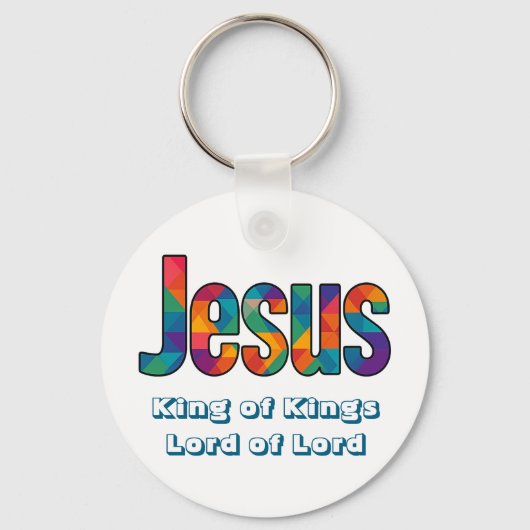 Jesus geometric pattern  キーホルダー (裏面)