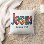 Jesus geometric pattern クッション (ブランケット)