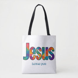 Jesus geometric pattern  トートバッグ