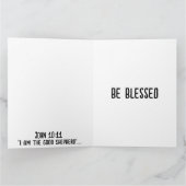 JESUS Good Shepherd hello Greeting Card カード (内部)