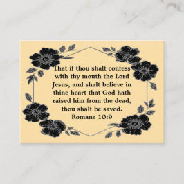 Jesus Gospel Tract Card 名刺