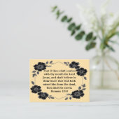 Jesus Gospel Tract Card 名刺 (スタンド正面)