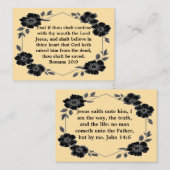 Jesus Gospel Tract Card 名刺 (正面/裏面)