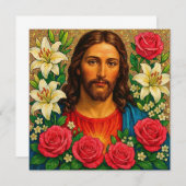Jesus Greeting Card. (正面/裏面)