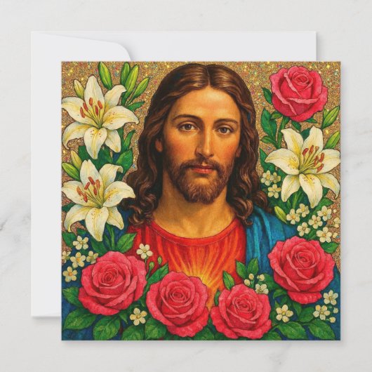 Jesus Greeting Card. (正面)