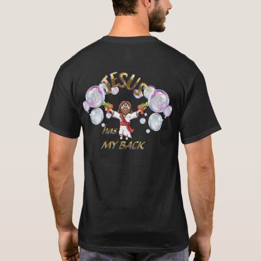JESUS has MY BACK Tシャツ (裏面)