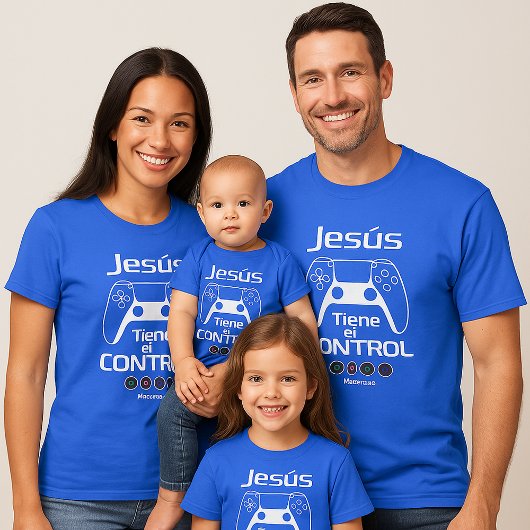 Jesus Has the Control – Christian Gamer Shirt with Tシャツ
