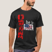 Jesus he is Risen USA Tシャツ (正面)