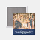 Jesus Heals MAn with Dropsy – マグネット (正面/裏面)