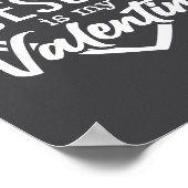 Jesus Heart Christian Faith Love Valentines Day Me ポスター (角)