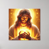 Jesus Heart in My Hands Canvas Print Picture 2 キャンバスプリント (正面)
