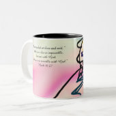 jesus here  ツートーンマグカップ (正面左)