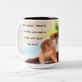 jesus here  ツートーンマグカップ (正面左)