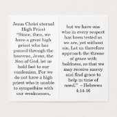 Jesus High Priest Prayer Card (内部フラット)