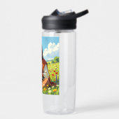 Jesus holding a Lamb | Religious Christian ウォーターボトル (左面)