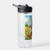 Jesus holding a Lamb | Religious Christian ウォーターボトル (右面)