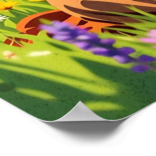 Jesus holding a Lamb | Religious Easter ポスター (角)