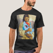 Jesus holding rainbow dash Classic T-Shirt Tシャツ (正面)