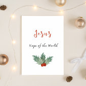 Jesus Hope of the World Christmas Card シーズンカード