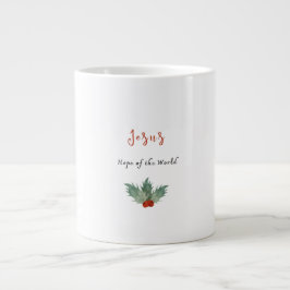 Jesus Hope of the World Christmas Mug ジャンボコーヒーマグカップ