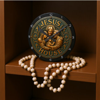 Jesus House Holy Family ラウンド壁時計