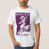 Jesus Humour Funny Jesus Surfing  Tシャツ (正面)