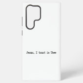 Jesus I Trust In You Minimalist Samsung Case Galaxyケース (裏面)