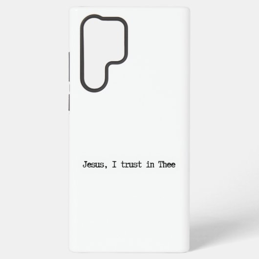 Jesus I Trust In You Minimalist Samsung Case Galaxyケース (裏面)