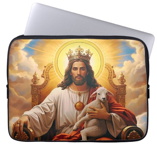 Jesus in Kingdom of Heaven Electronics/Laptop Bag ラップトップスリーブ (正面)