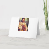 Jesus in Manger Card シーズンカード (裏面)