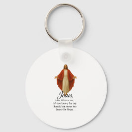 Jesus in Red and White キーホルダー