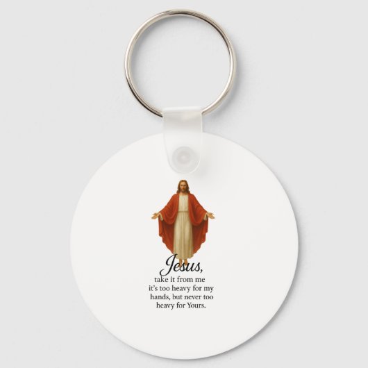 Jesus in Red and White キーホルダー (正面)