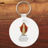 Jesus in Red and White キーホルダー (裏面)