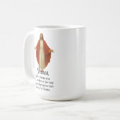 Jesus in Red and White コーヒーマグカップ (正面左)