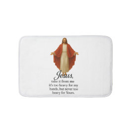 Jesus in Red and White バスマット