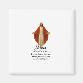 Jesus in Red and White マグネット (正面)