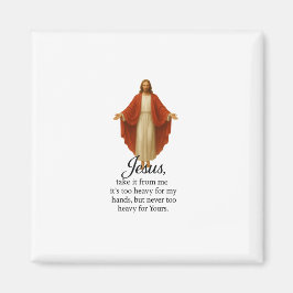 Jesus in Red and White マグネット