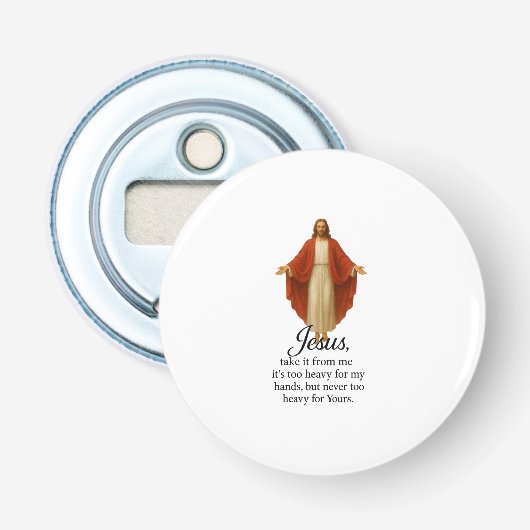 Jesus in Red and White 栓抜き (正面)