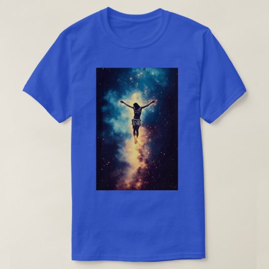 Jesus In Space Resurrection 01 Tシャツ (デザイン正面)