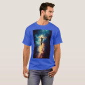 Jesus In Space Resurrection 01 Tシャツ (正面フル)