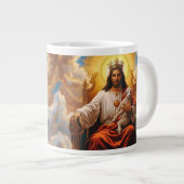 Jesus In The Kingdom of Heaven ジャンボコーヒーマグカップ (正面右)