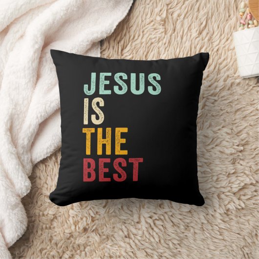 JESUS is 最高の The – 子供と大人のキリスト教の信仰 クッション (ブランケット)