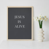 Jesus Is Alive Christian Wall Art Poster  ポスター