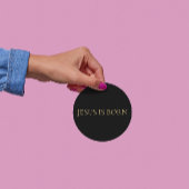 JESUS IS BORN Minimalist Christmas Sticker ラウンドシール