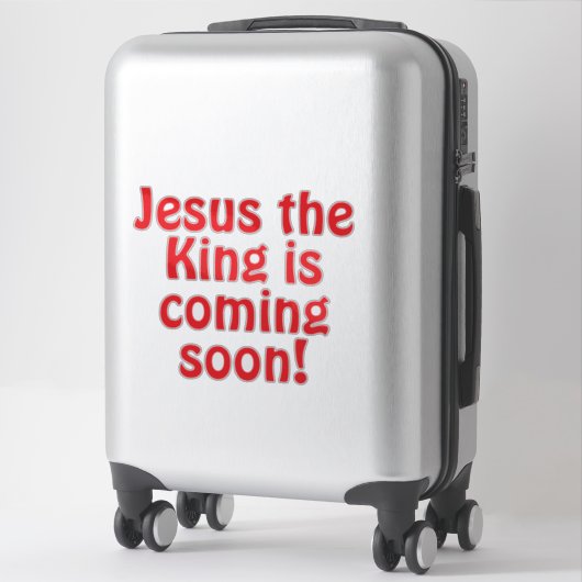Jesus is coming シール (スーツケース)